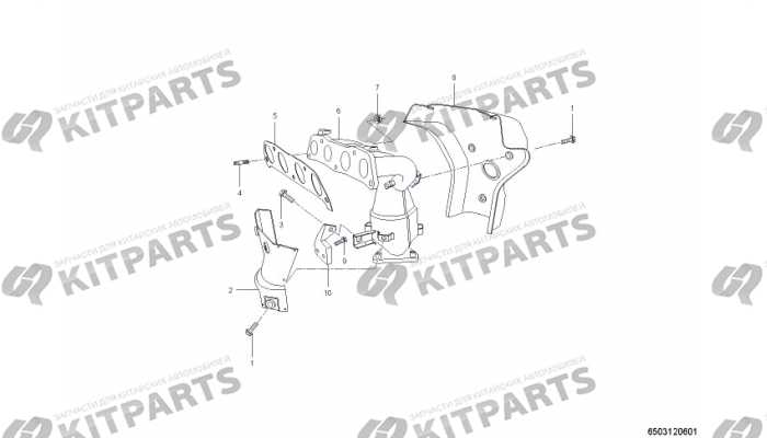 Коллектор выпускной (1.8L) Lifan