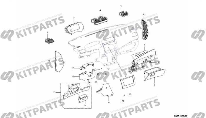 Накладки панели приборов Lifan