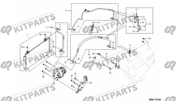 Трубки кондиционера (1.8VVT) Lifan Solano 2