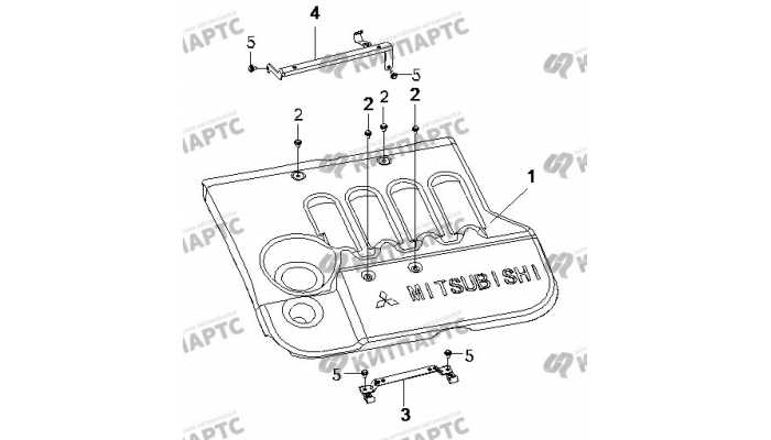 Крышка двигателя BYD F3 (F3R)