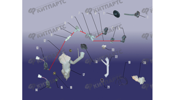 Бачок омывателя Chery