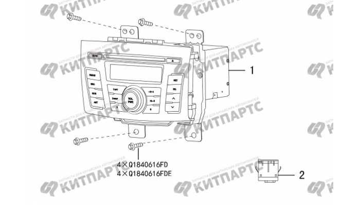 Магнитола CD Great Wall DW Hower H3